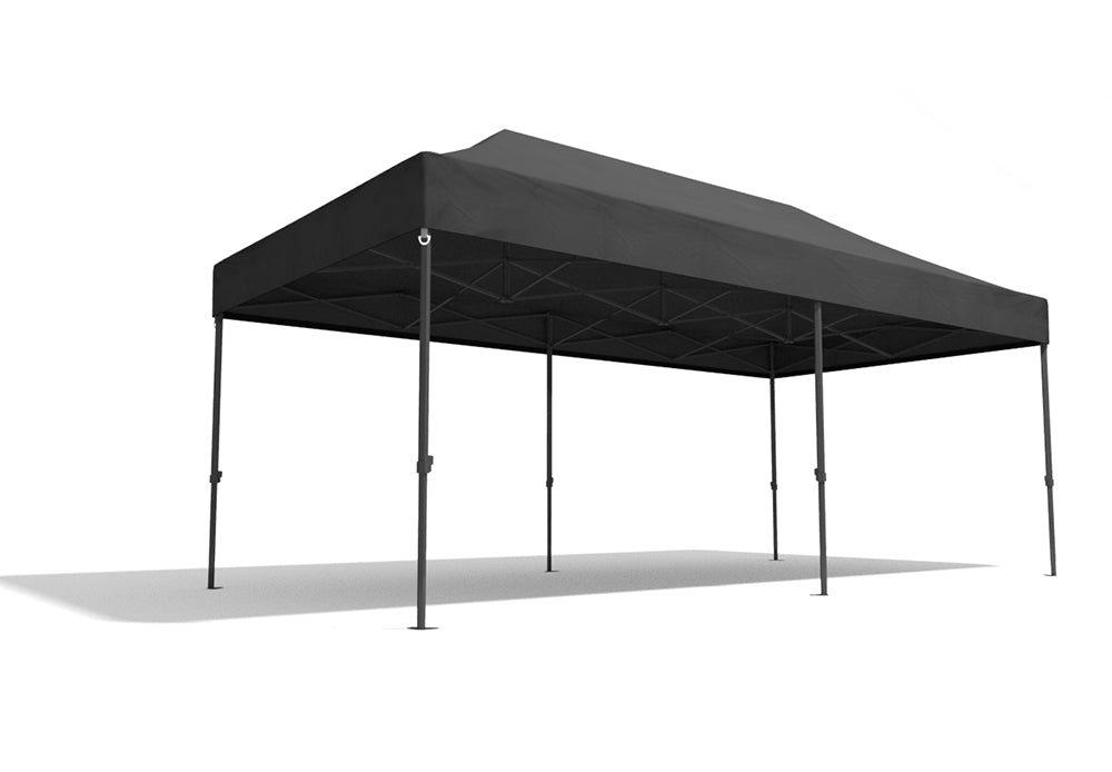 Partytent (grijs) 3x6m incl. 5 statafels